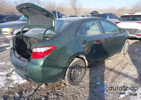 2014 Toyota Corolla Le from USA, damaged, VIN 2T1BURHEXEC000957